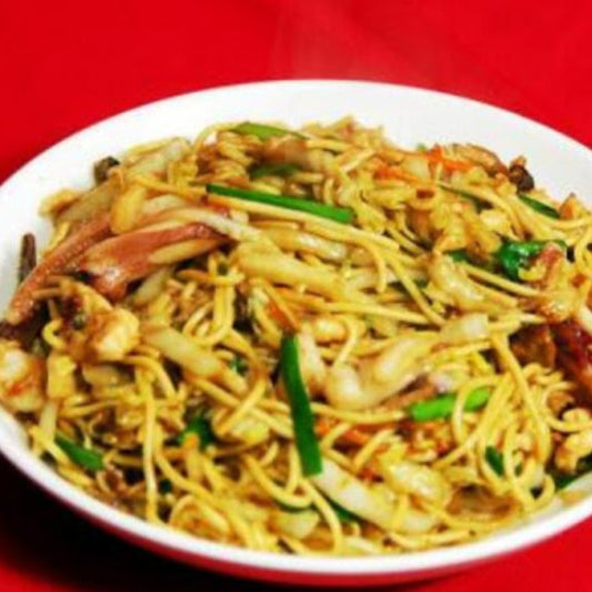 tallarines con tres delicias