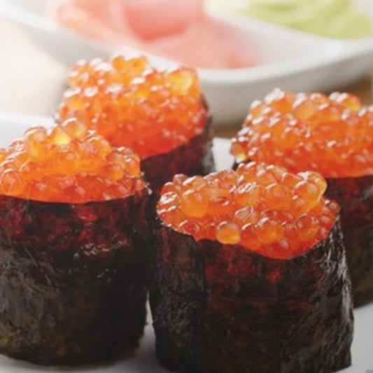 sushi tobiko huevas