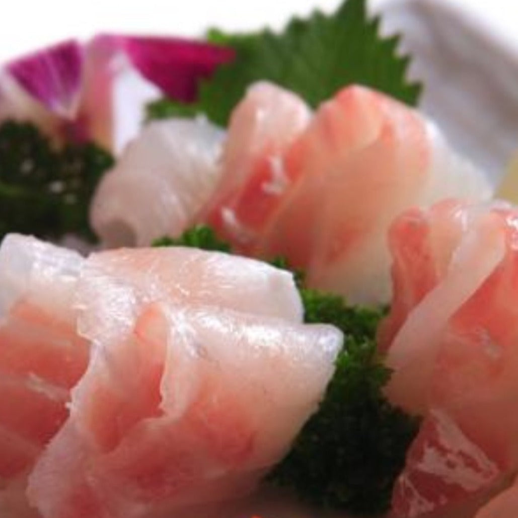 sashimi de lubina