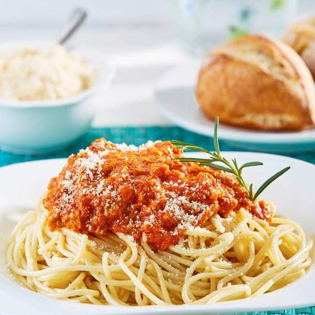 espaguetis en salsa de tomate