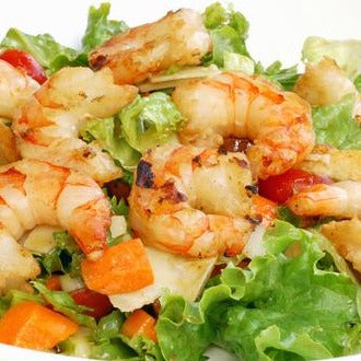 ensalada de gambas